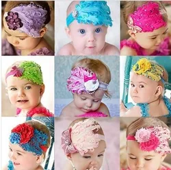 

Beautiful Cut Peacock Feather Headband hairband Baby Kids Infant Headbands Head Children Accessories Baby Christmas Gift  A043