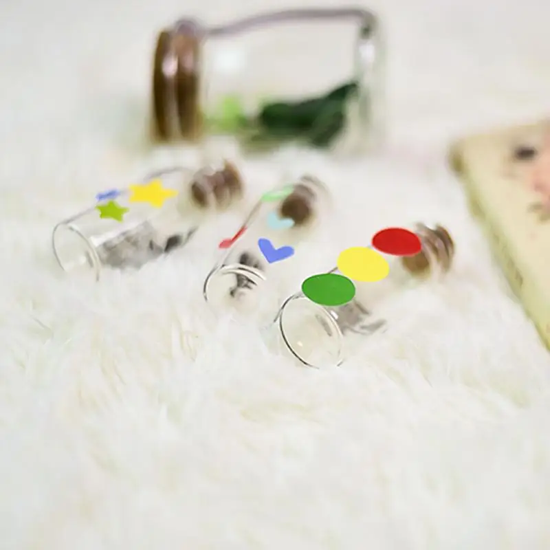 Album Sticker Paper Little Round Dots Lovely School Supplies Scrapbooking Label Cute Love Heart RFID Blocking Diary Decorative