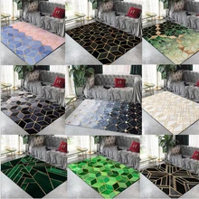 AOVOLL ковры и для дома Гостиная современный дизайн современный скандинавский тяжелый металл с геометрическим рисунком золотая линия Спальня ковры коврики