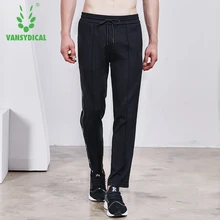 Зимние виды спорта бег Штаны Для мужчин печатных лента спортзал длинные брюки на открытом воздухе Фитнес тренировки бег пот Штаны
