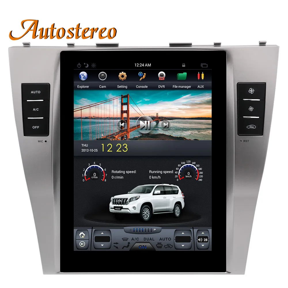 

Tesla style Car GPS Navigation For TOYOTA CAMRY 2007-2011 auto stereo multimedia no DVD player radio tape recorder headunit Sat