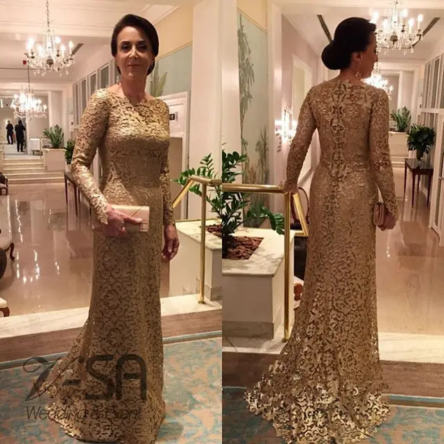 For the Groom Dresses Mother of Gold