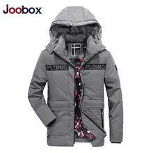JOOBOX Brand High Quality Cotton Mens Winter Jackets And Coats hombre Hooded Long Thick Warm Casual Male Parka Casaco masculino
