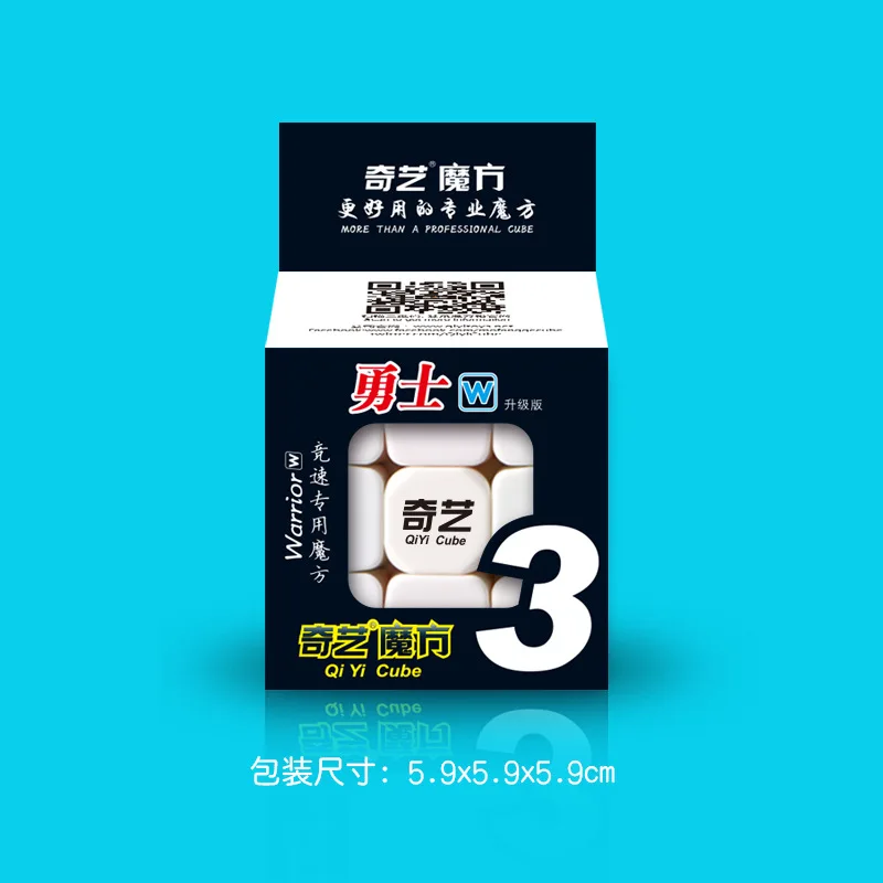 

Newest QiYi Warrior W 3x3x3 Profissional Magic Cube Competition Speed Puzzle Cubes Toys For Children Kids