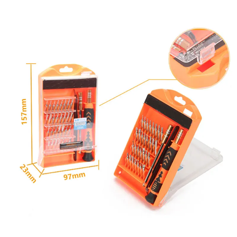 Профессиональный 33 в 1 Многофункциональный прецизионный Набор отверток, Мини Электронная отвертка, набор инструментов для ремонта, набор для телефона, ПК