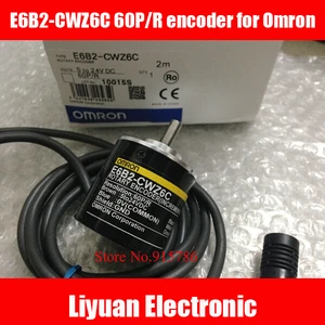 Codificador E6B2-CWZ6C 60P/R para codificador fotoeléctrico Omron, Codificador rotativo de pulso bajo de 60 líneas, 5-24VDC, 1 unidad