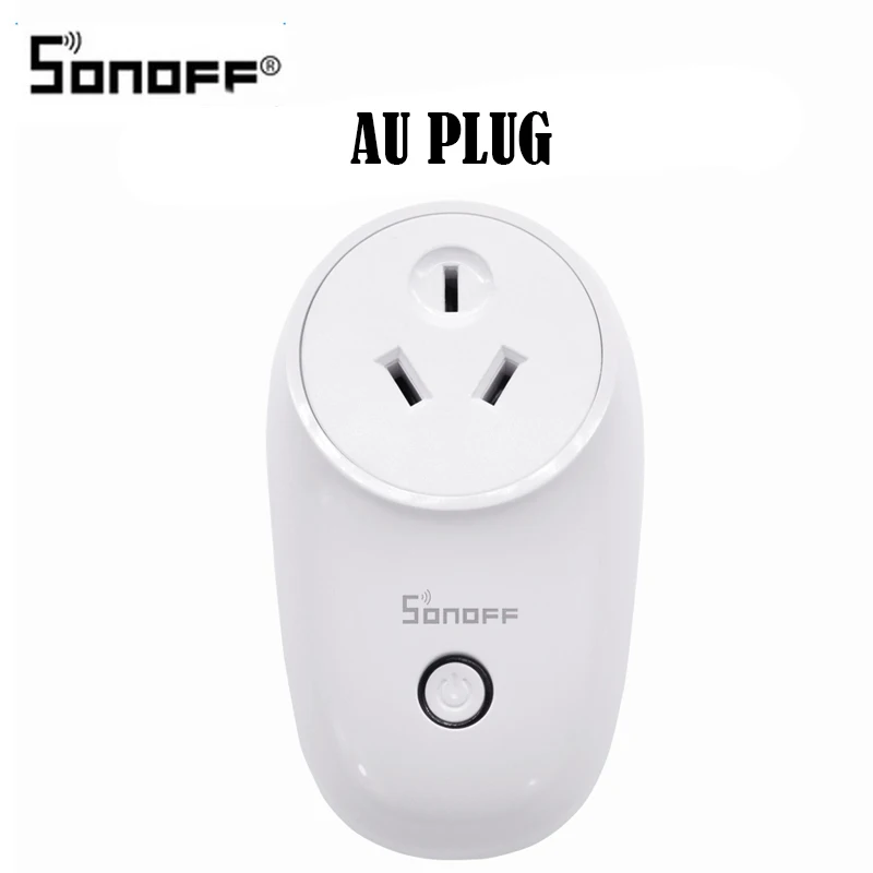 SONOFF S26 US/UK/AU/EU wifi Smart Plug power розеточный светильник розетка выключатель беспроводной пульт дистанционного управления Amazon Alexa Google Home - Комплект: Sonoff S26 AU