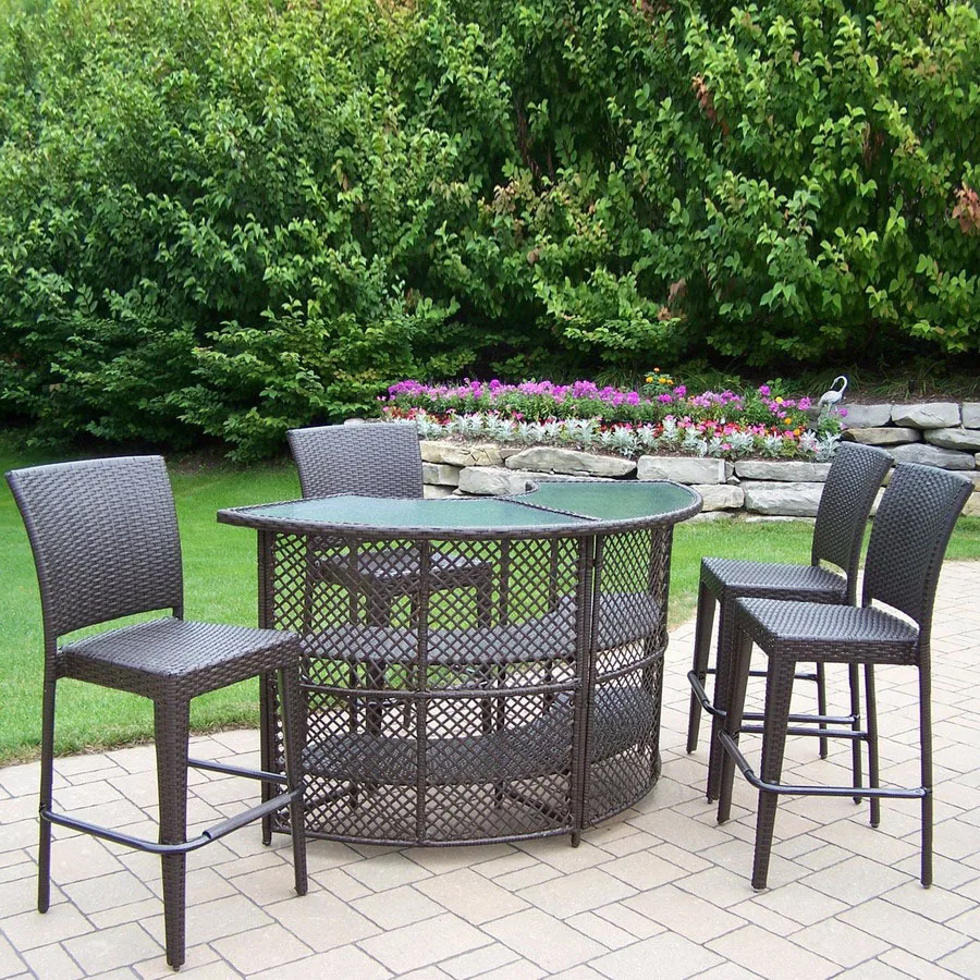 best selling patio bar furniture wicker high bar tables-in dining room