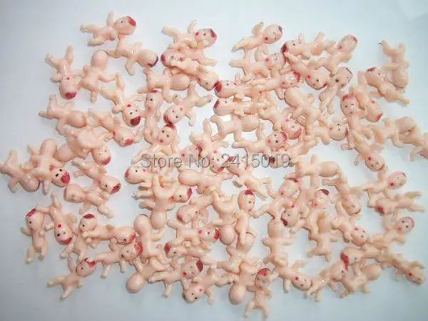 144 mini plastic babies -1