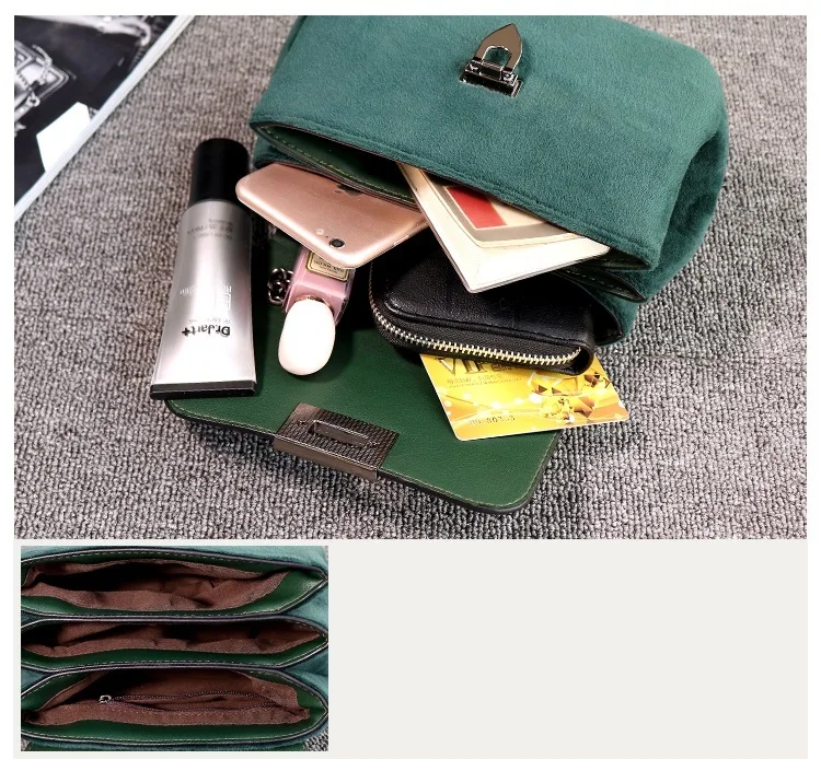 NIGEDU Women Crossbody Bags small Soft velvet flap messenger bags Mini little Shoulder bag female Chain Handbags bolsas feminina (9)