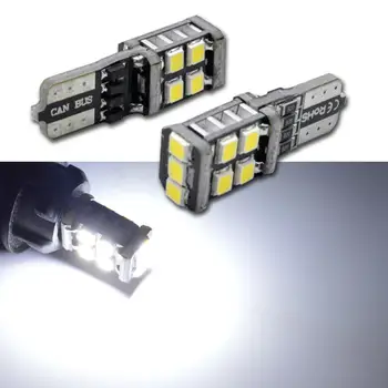 

10Pcs W5W T10 LED Canbus Light Bulbs for Audi BMW Mercedes Car Interior Dome Light Trunk Lamp Parking Lights Error Free 12V 24V