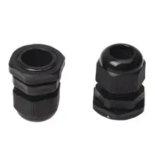 Лидер продаж 10 шт. Водонепроницаемый PG13.5 модель 6-12 мм кабеля Радиус Кабели железы Черный
