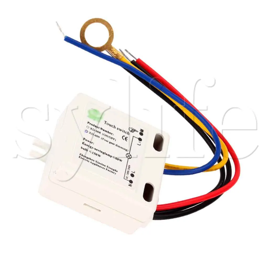 Xd-609 4 Mode On/off Touch Switch Sensor For 220v Led Lamp - Switches ...