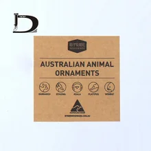 Персонализированные крафт-бумаги наклейки собственный логотип или бренд этикетки 1000 шт./заказ