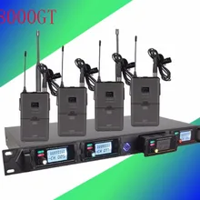 Беспроводная микрофонная система 8000GT профессиональные каналы UHF Динамический микрофон Профессиональный 4 караоке микрофон+ последний консилер