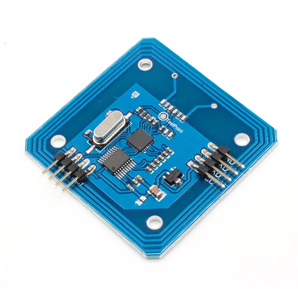 Модуль считывателя rfid карт RC522 13 56 МГц модуль считывания IC MFRC522 RF|Интегральные