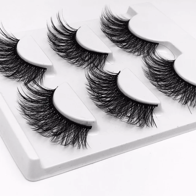 Special Price 3 Pairs Handmade False Eyelashes Wispy Crisscross Lashes With Eyelashes Glue 1ml Natural Long Eye Makeup Tools Special Price 3 Pairs Handmade False Eyelashes Wispy Crisscross Lashes With Eyelashes Glue 1ml Natural Long Eye Makeup Tools