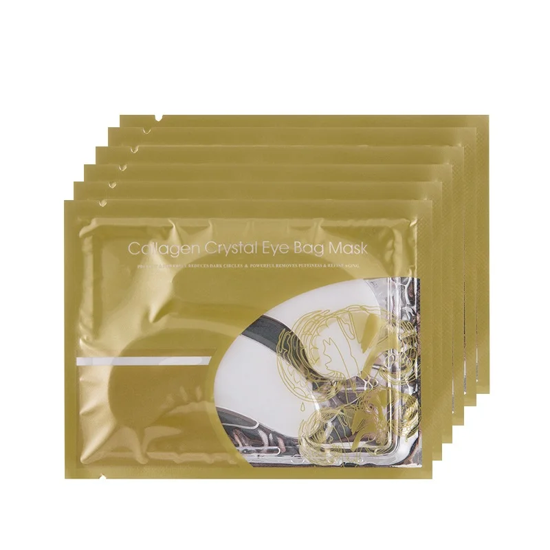 

10Pcs=5Pair Crystal Eye Mask Collagen Gel Eye Patches for Eyes Skin Care Sheet Mask Remove Dark Circles Bags Under the Eyes Mask