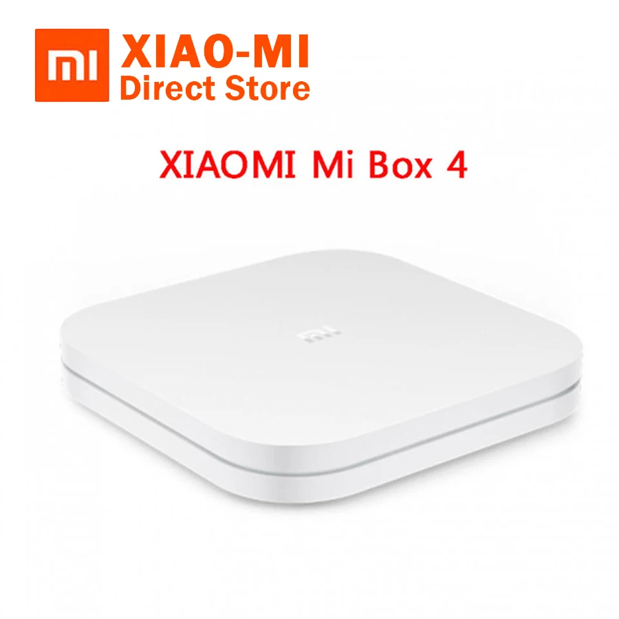 

Chinese Version New Xiaomi Mi Box 4 Smart Bluetooth 4.1 Voice Control Android TV Set-Top Box 2GB RAM + 8GB ROM 2.4G Wi-Fi 4K HDR