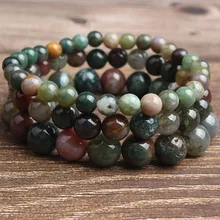 Ling Xiang 4/6/8/10/12mm fashion Jewelry ndian onyx stone beads bracelet be fit for Glamour rmen and women send Gifts and amulet natural quality goods color ice stone bracelet send certificates send jewelry box