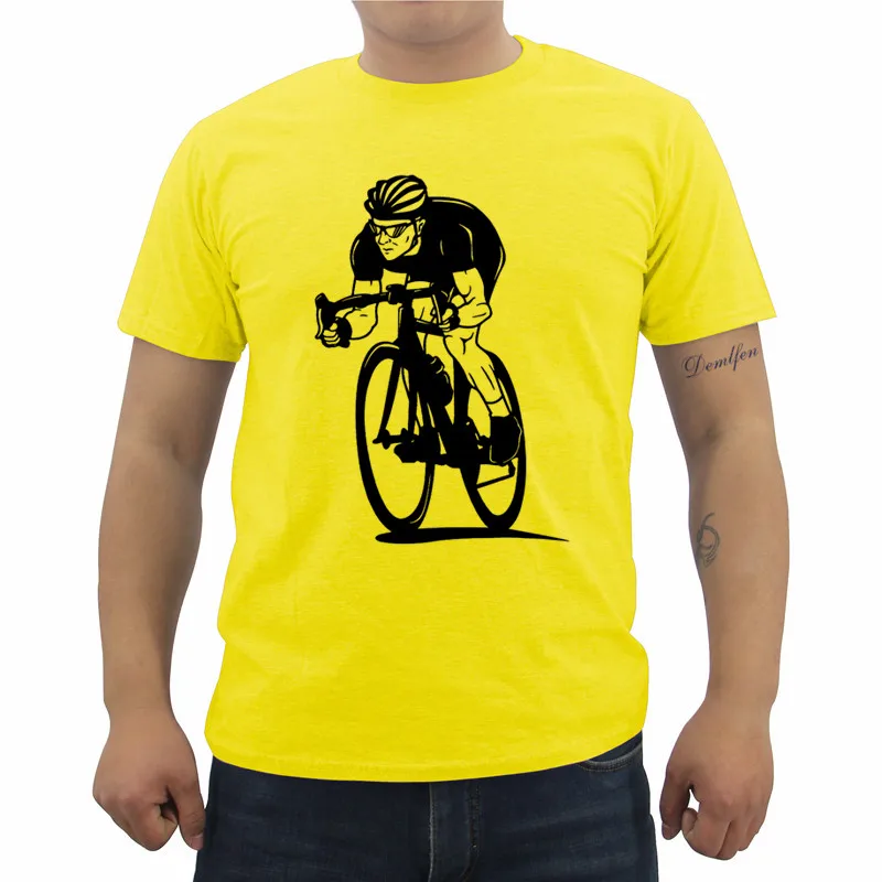Racings Bike X sports Bicycle Print T shirt Men's Short Sleeve Cotton T