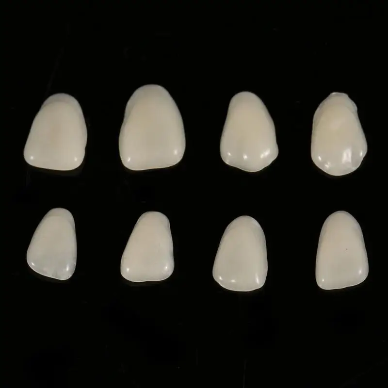 Абсолютно новые стоматологические материалы, 1 упаковка, ультратонкие композитные виниры из смолы, верхние передние зубы, стоматолог, восстанавливающее отбеливание зубов
