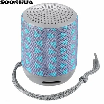 

SOONHUA TG129 Portable Bluetooth Speaker Wireless Stereo Waterproof Outdoor Speakers With Handsfree Mic Support FM Radio TF USB