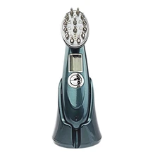 Расческа против выпадения волос, светодиодная фотонная щетка для стимуляции роста волос, массажер для волос для восстановления кожи головы