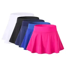 Skirt Short Skorts Badminton Anti-Exposure Tennis Yoga Fitness Women Quick-Drying Breathable