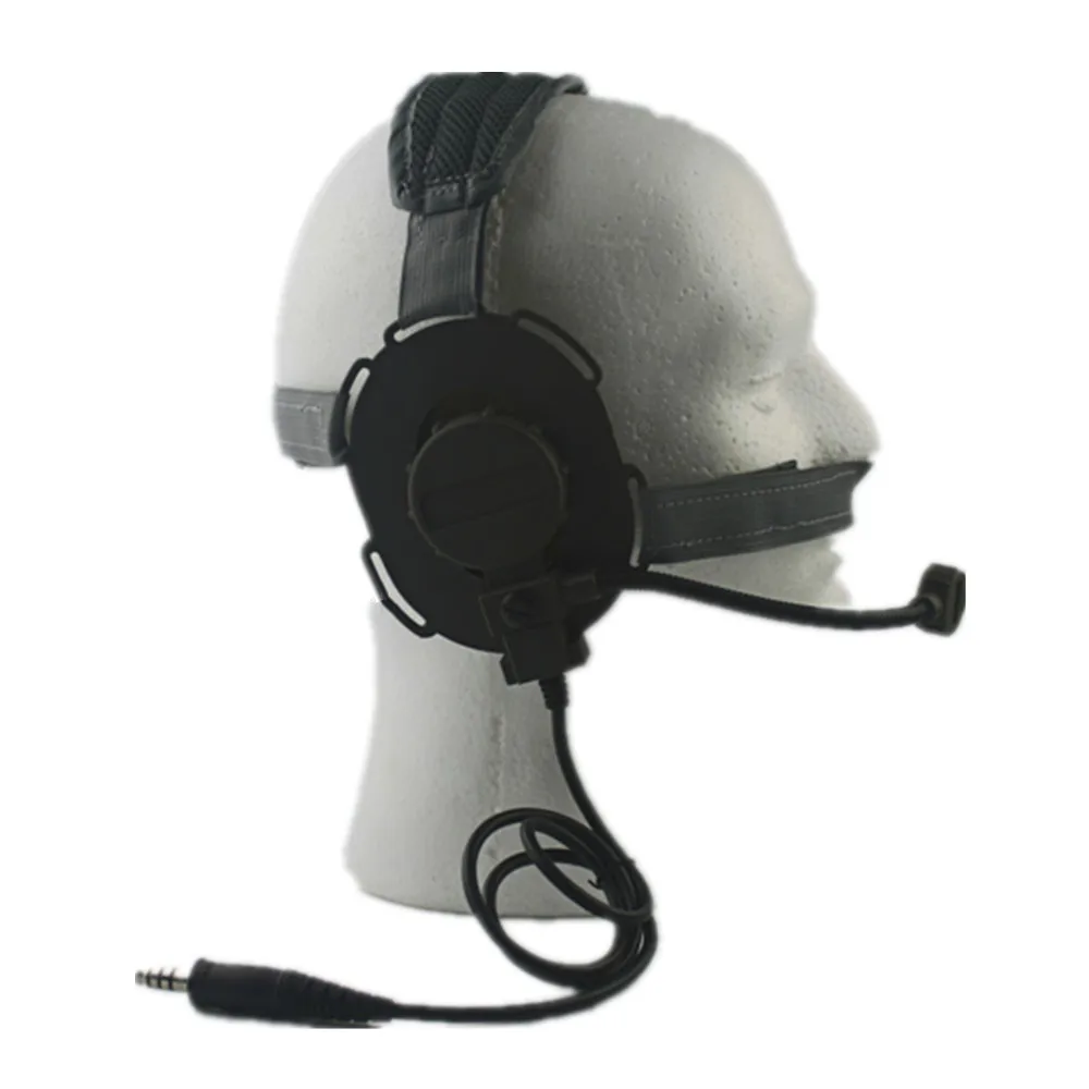 TACTICAL headset headphone radio BOWMAN III sports HEADSET BK TAN FG AUS029 (10)