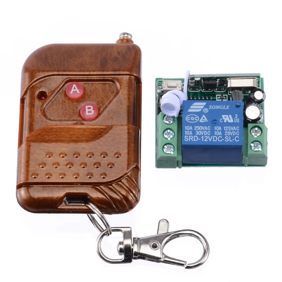 1pcs DC 12V Wireless Relay Remote Control Switch Receiver Transmitter Kits Professional Relay Switches Mayitr