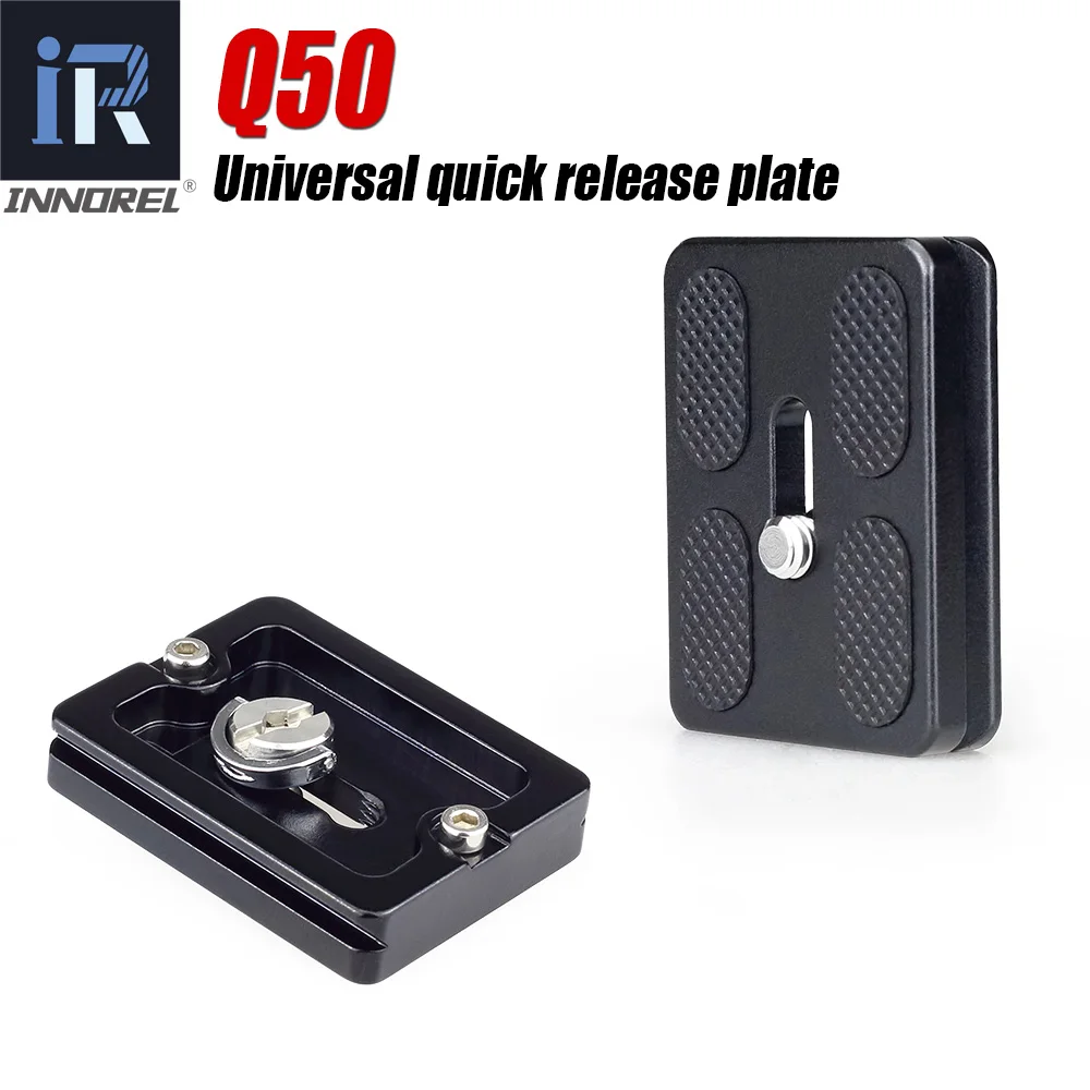 

Q50 50mm Quick Release Plate For Benro Sirui Tripod Ball head suitable for Arca Swiss DSLR Camera Accessories