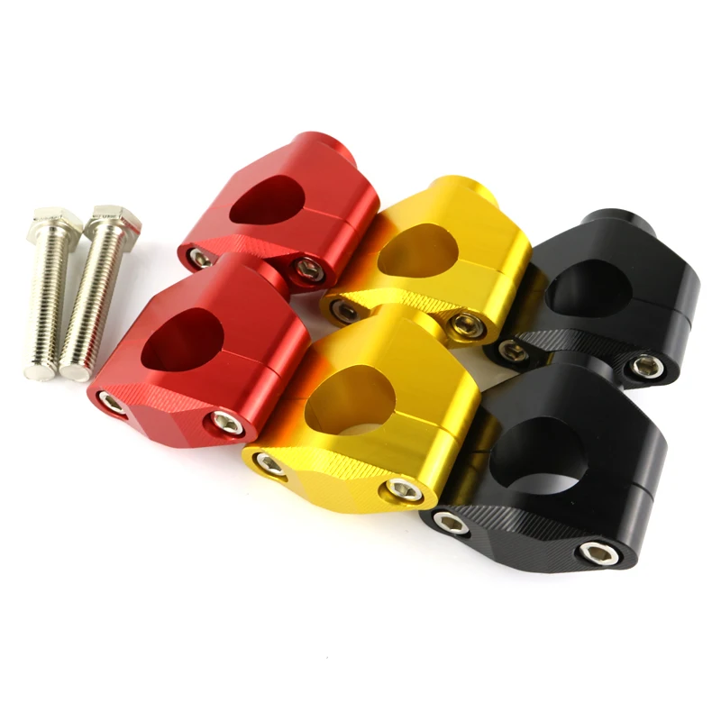 

28MM 1/8 Billet Handle Bar Risers Clamps Mounts For KawasakiKX125 KX250 KX 125 250 99-08 KXF250 KX250F 04-14 KXF450 KX450F 06-14