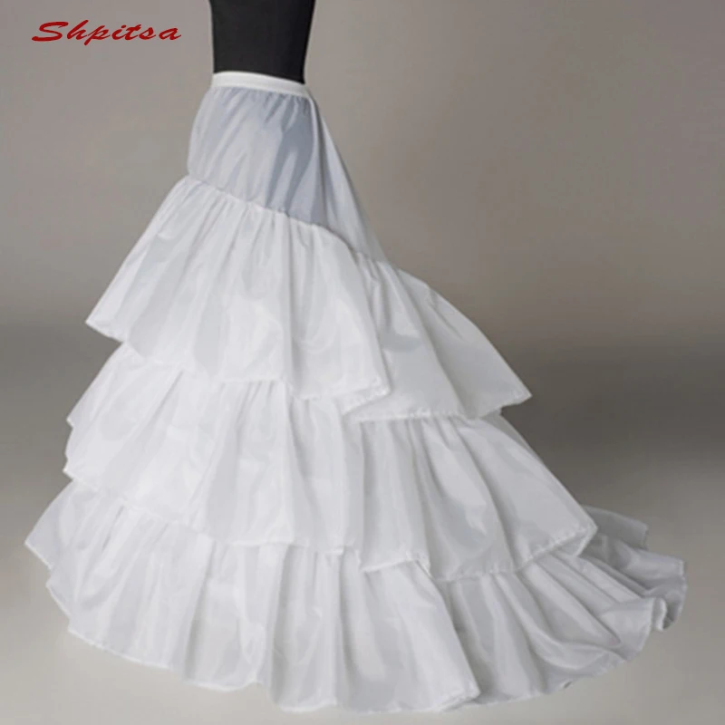 Белый или черный Нижняя юбка для свадебного платья Черный кринолин женщина обруч юбка