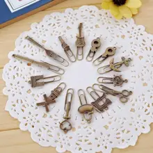 DHL, 100 наборов канцелярские принадлежности металлические закладки винтажные забавные закладки бумажный зажим для книг