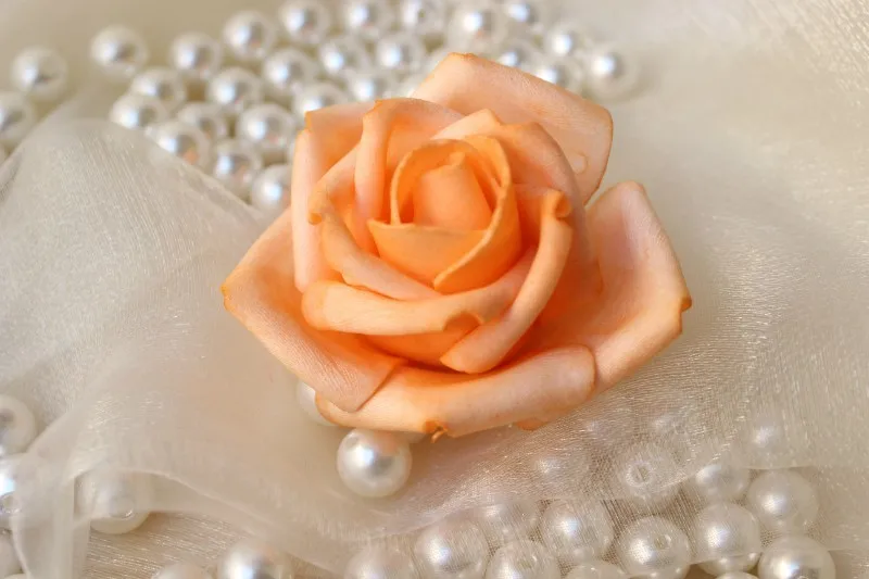 20 шт, диаметр 7 см, искусственные поролоновые розы для дома и свадьбы, украшения, цветочные головки, целующиеся шары для свадьбы, разные цвета