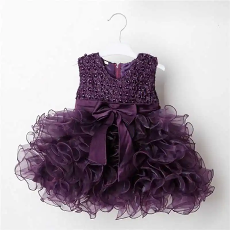 Newborn 1 Year of Birth Dress Baby Children Clothes Lace Baptism Ball