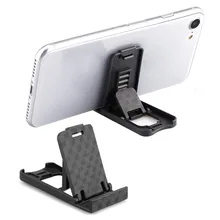 Портативный Универсальный мини-держатель для мобильного телефона, Складная Настольная подставка, 4 градуса, регулируемая для iPhone Andorid Phone