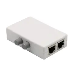 2 Порты и разъёмы AB Руководство сети Обмен Switch Box 2in1/1IN2 RJ45 сети/Ethernet мини-удобство 17aug30