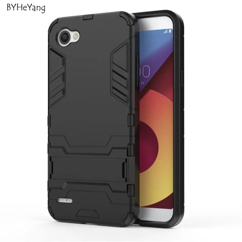 BYHeYang для LG Q6 силиконовый чехол телефона ударопрочный робот Броня Гибридный