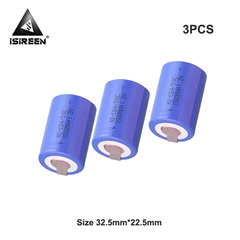 

1500mAh 4/5 SC Ni-CD Cells 1.2V Rechargeable Battery Accumulator Electric Battery Subc Ni CD
