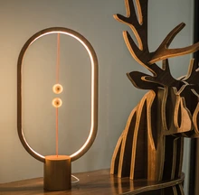 Por Nightstands Lamp Lots From China Led Smart Magnetic Suspension Balance Lamp Night Light Bedroom Nightstand Table Personality Modern Log Lights