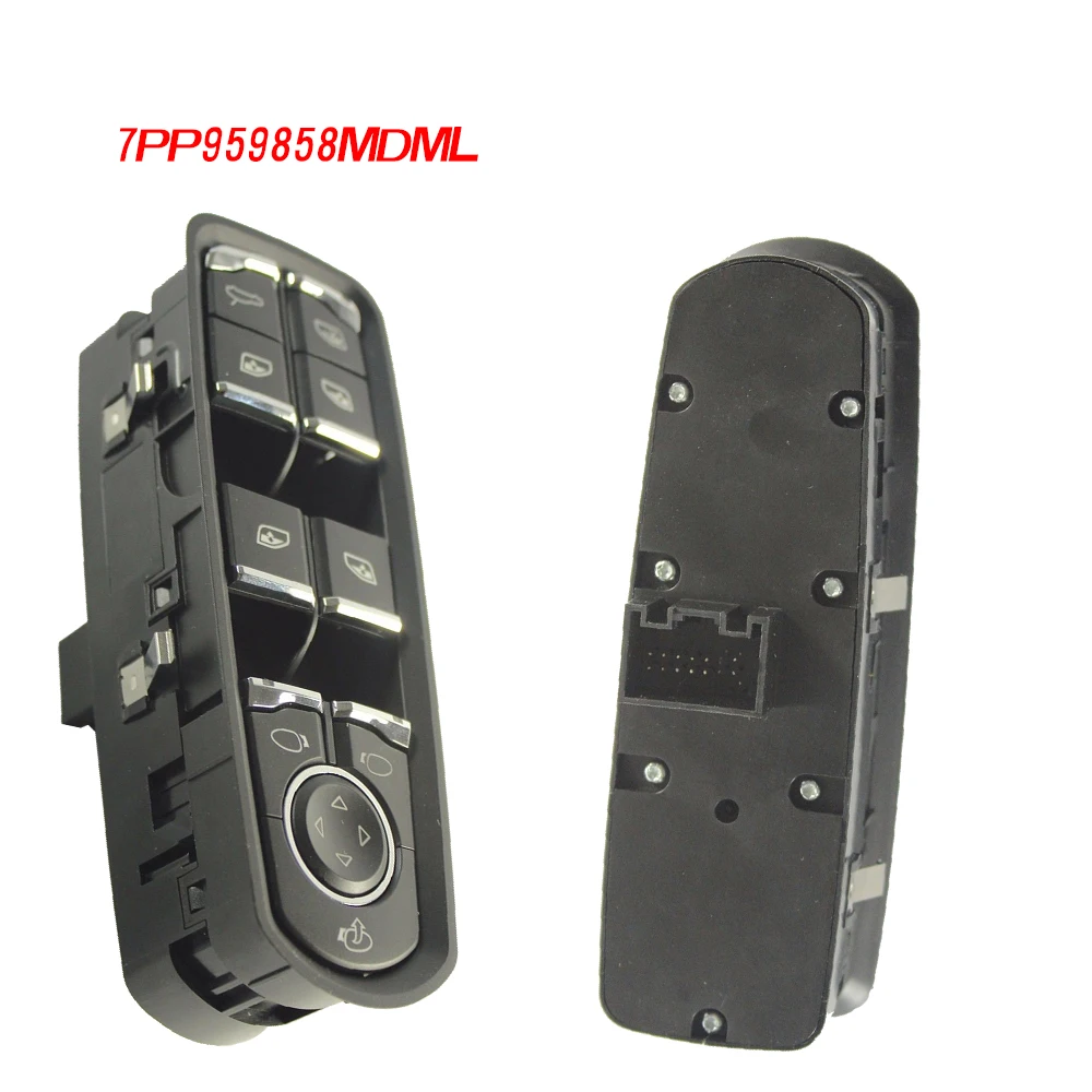 

7PP959858MDML Front Door Master Window Switch For Porsche Panamera Cayenne Macan