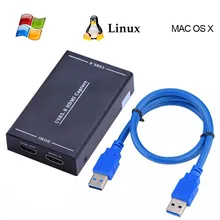 HD USB 3,0 HDMI 1080P 60fps Карта видеозахвата запись прямая трансляция потоковая для PS3 PS4 видеокамеры встречи игры ТВ коробка