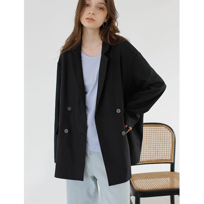 Loose Simple Vertical Weight and Texture Small Suit Jacket Women Spring Han Version Leisure Suit 2019 Women Jackets and Coats