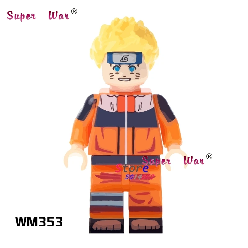 

1PCS model building blocks action figures starwars superheroes Uzumaki Naruto Collection Series Dolls diy toys for children gift