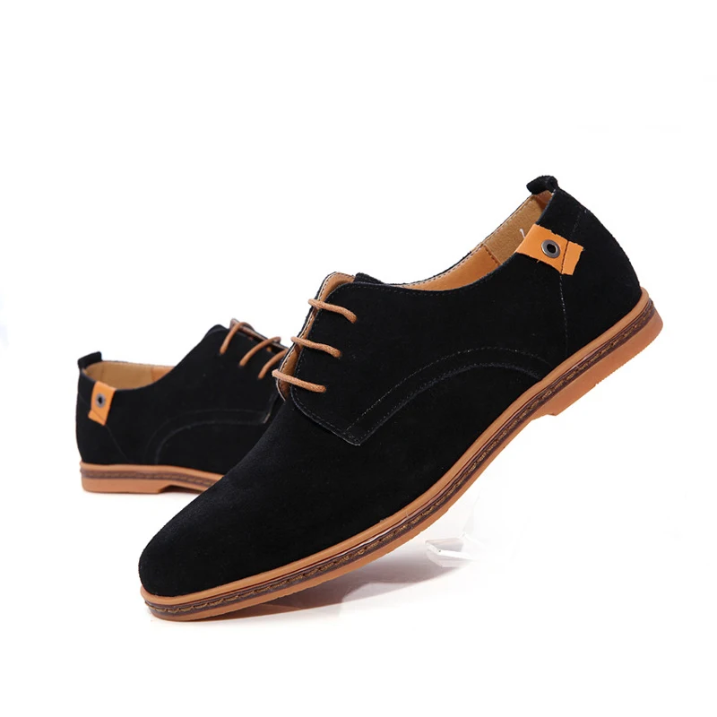 FONIRRA 2019 New Men's Genuine Leather Casual Shoes Men Spring Autumn Men's Shoes Lace-Up Solid Men Flat with Shoes 046 FONIRRA 2019 New Men's Genuine Leather Casual Shoes Men Spring Autumn Men's Shoes Lace-Up Solid Men Flat with Shoes 046