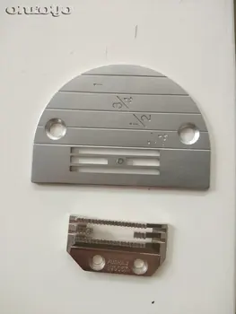 

Industrial sewing machine needle plate and feed dog for single needle DDL-8700A machine JB1109-012-IOB/149057 needle hole 20