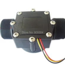 DN32 1,2" промышленный счетчик расхода воды 1-120л/мин электронный счетчик воды с эффектом Холла