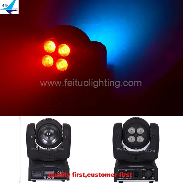 A-wash moving head light новое поколение две стороны RGBW 4 шт 10 Ватт led